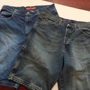 Two Pairs of Guess Jeans Denim Shorts
